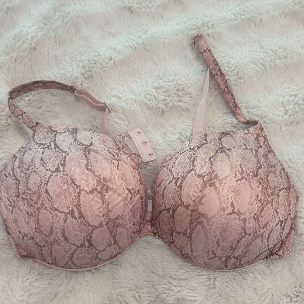 SKIMS Pink Snake-Print Ultimate push-up 40D